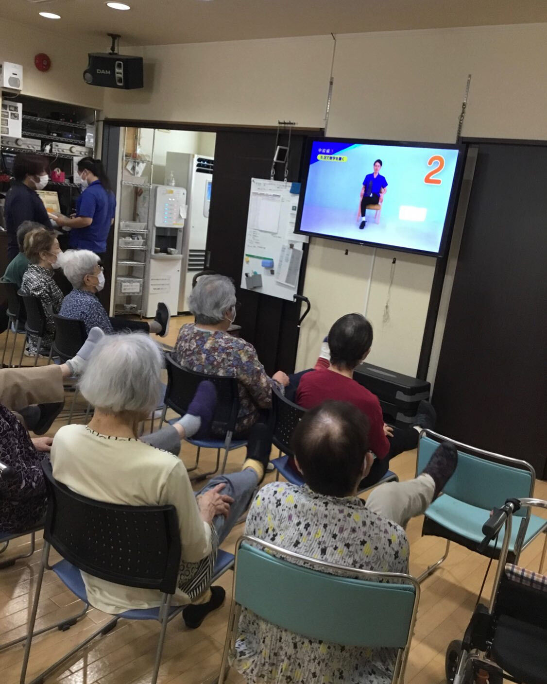 本日も朝から皆さま元気よく体操を行っています🤸🫧
