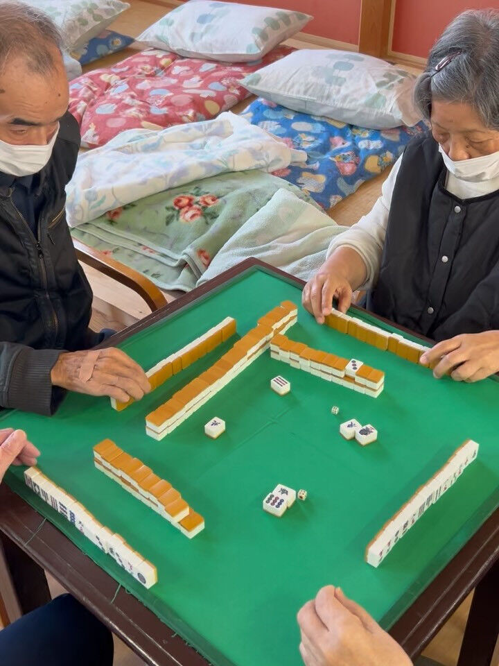本日の麻雀🀄️の様子です✨