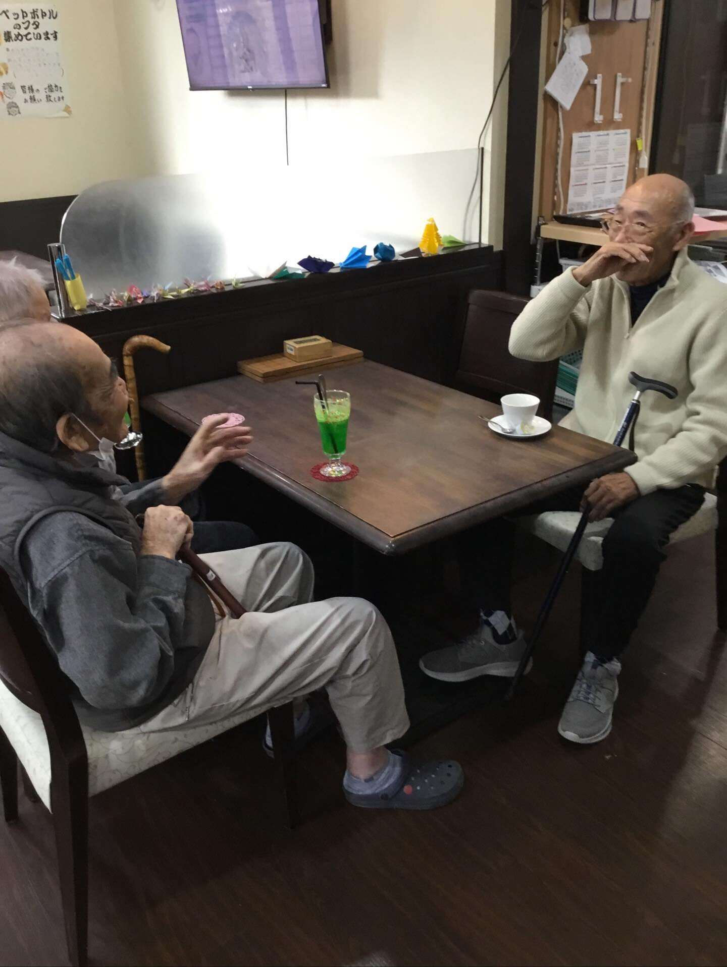 食後のコーヒーターイム！