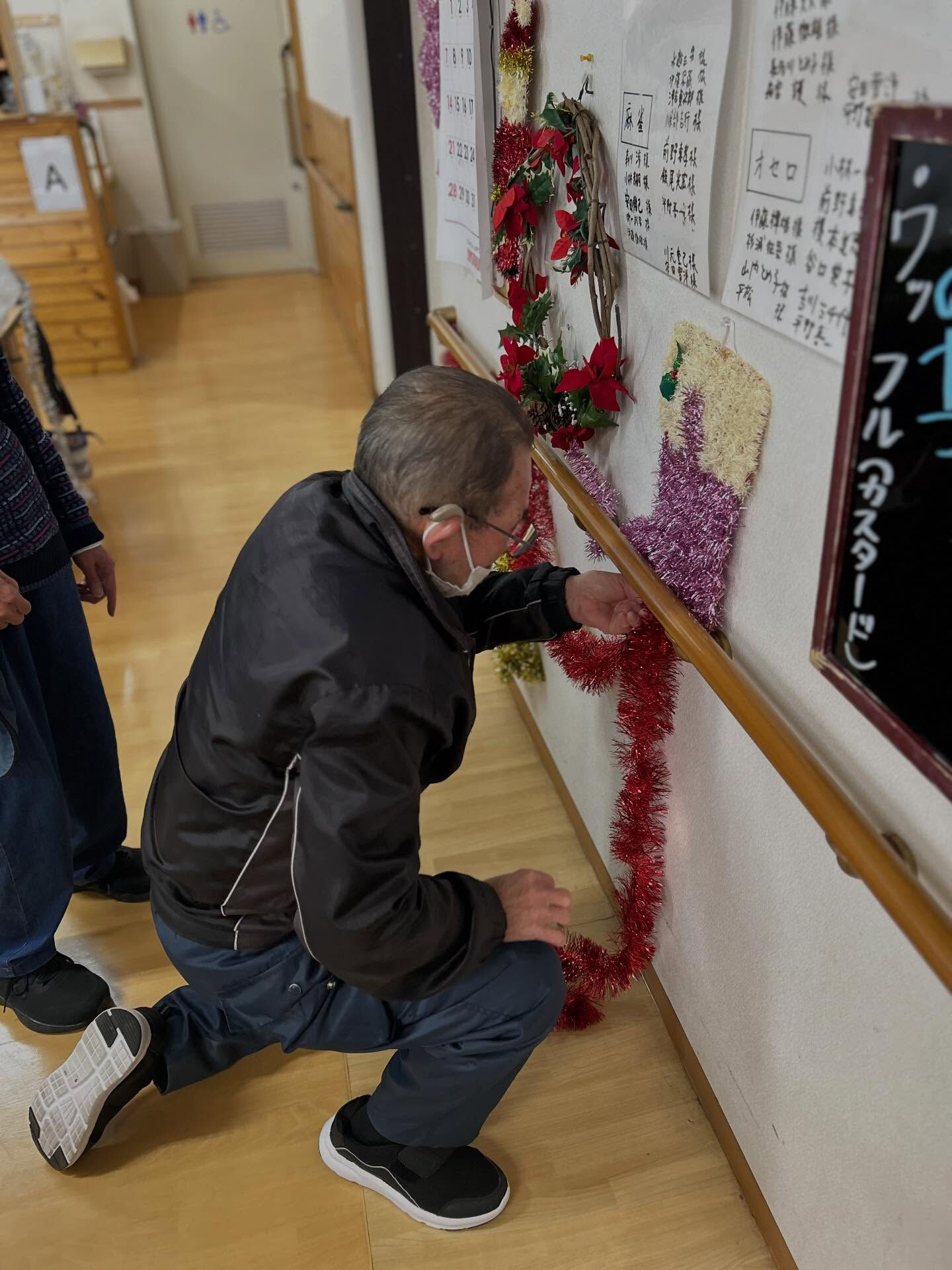 クリスマス飾りの様子です✨
