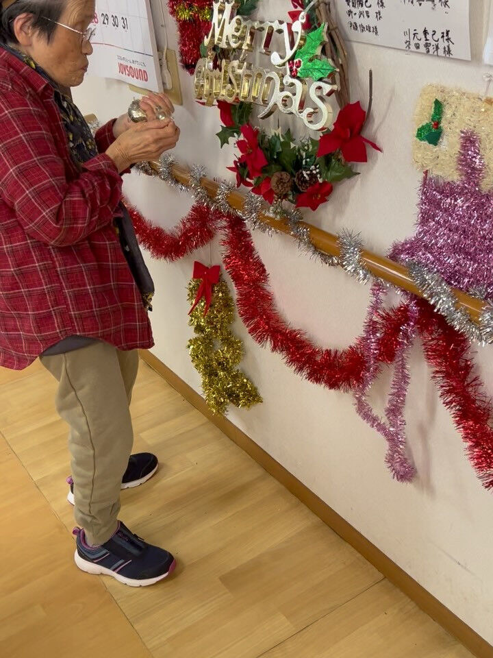 クリスマス飾りの様子です✨
