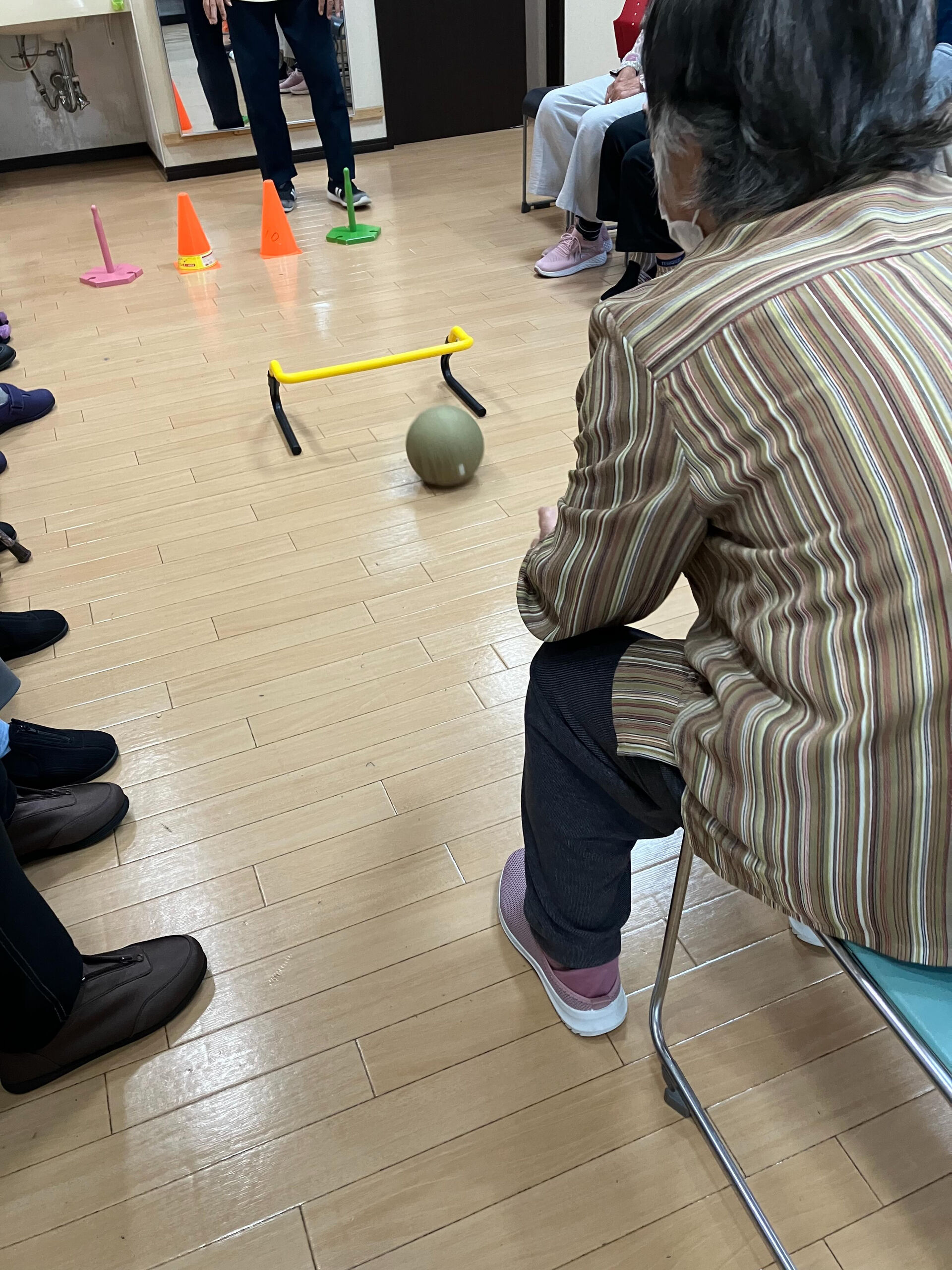 昨日の午後のレクリエーションの一コマです🎵