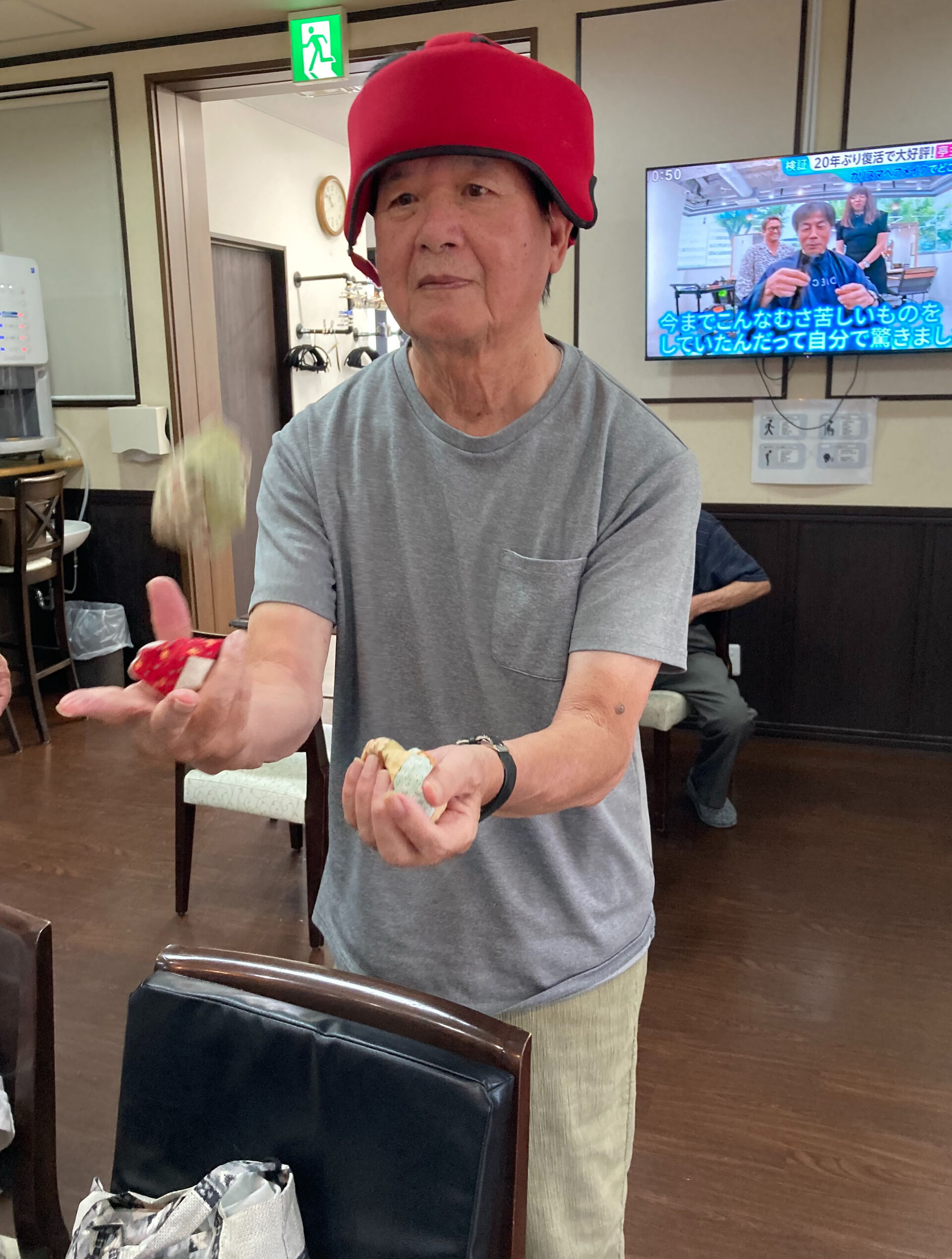 昨日の半日デイサービスの様子です
